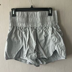 Free People Movement Grey The Way Home Shorts Size Large
